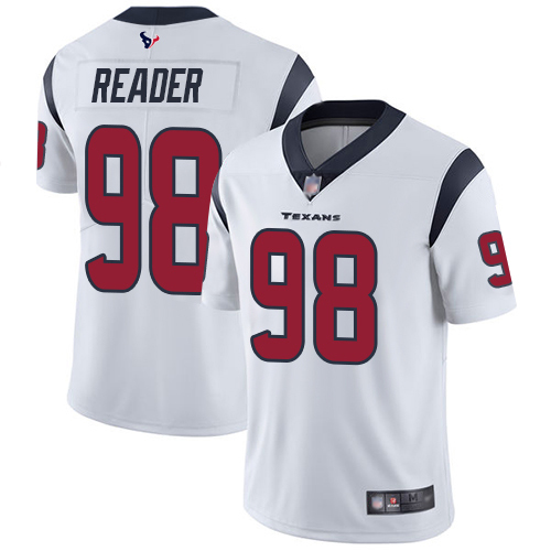 Houston Texans Limited White Men D J  Reader Road Jersey NFL Football #98 Vapor Untouchable->youth nfl jersey->Youth Jersey
